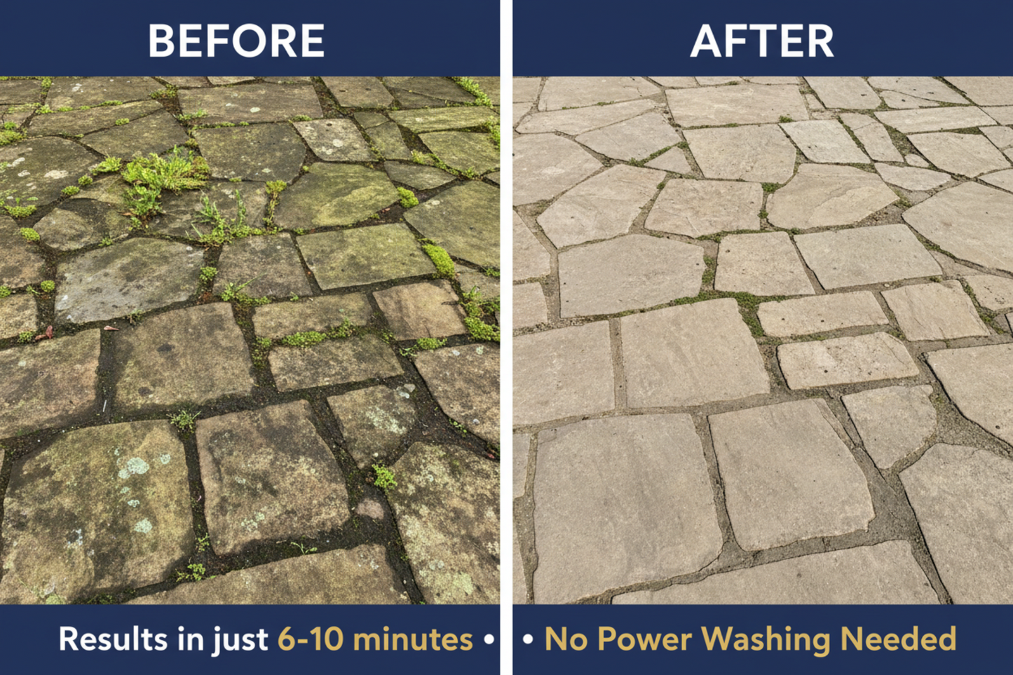 Monty Miracle Before and After Patio